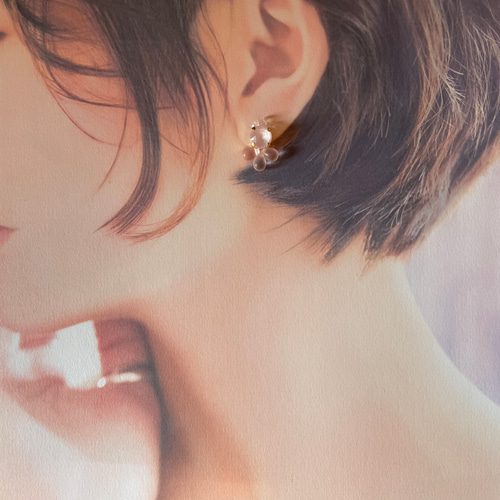 ♡ハンドメイド♡ビジューピアスイヤリング№880 ♡ハンドメイド♡ビジューピアスイヤリング№588金木犀 - メルカリ