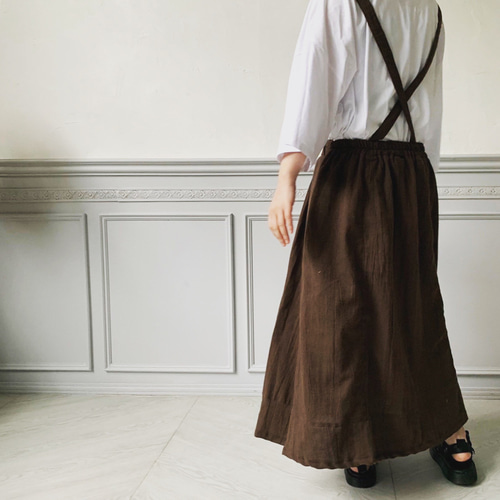 □10日内発送□【再販】モードに着こなす。「春リネンサロペット