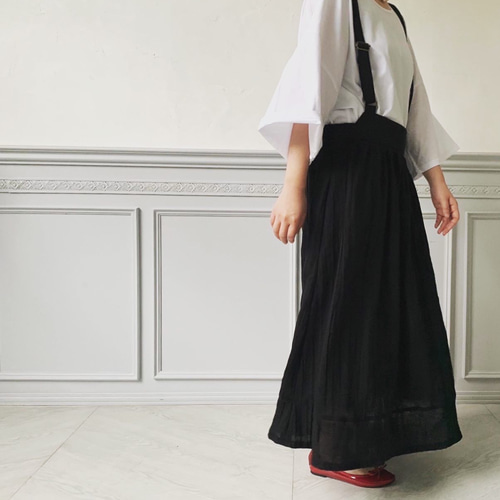 □10日内発送□【再販】モードに着こなす。「冬リネンサロペット