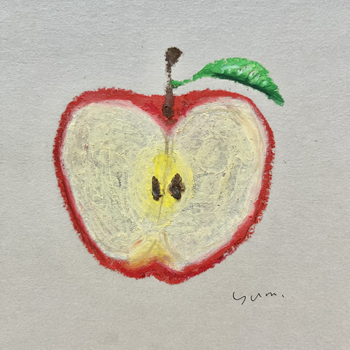 原画 「りんご」「洋梨」 絵画 yum． 通販 16299564｜Creema