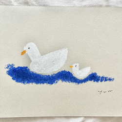 原画　「水鳥」 2枚目の画像