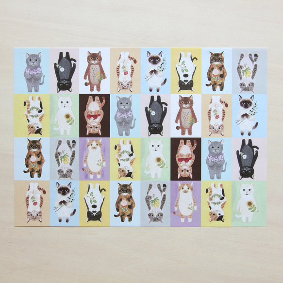 A4ペーパー 『絵本の中の猫　No.1』20枚入り 2枚目の画像