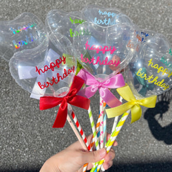 "推しのいる生活”　clear stick balloon 7枚目の画像