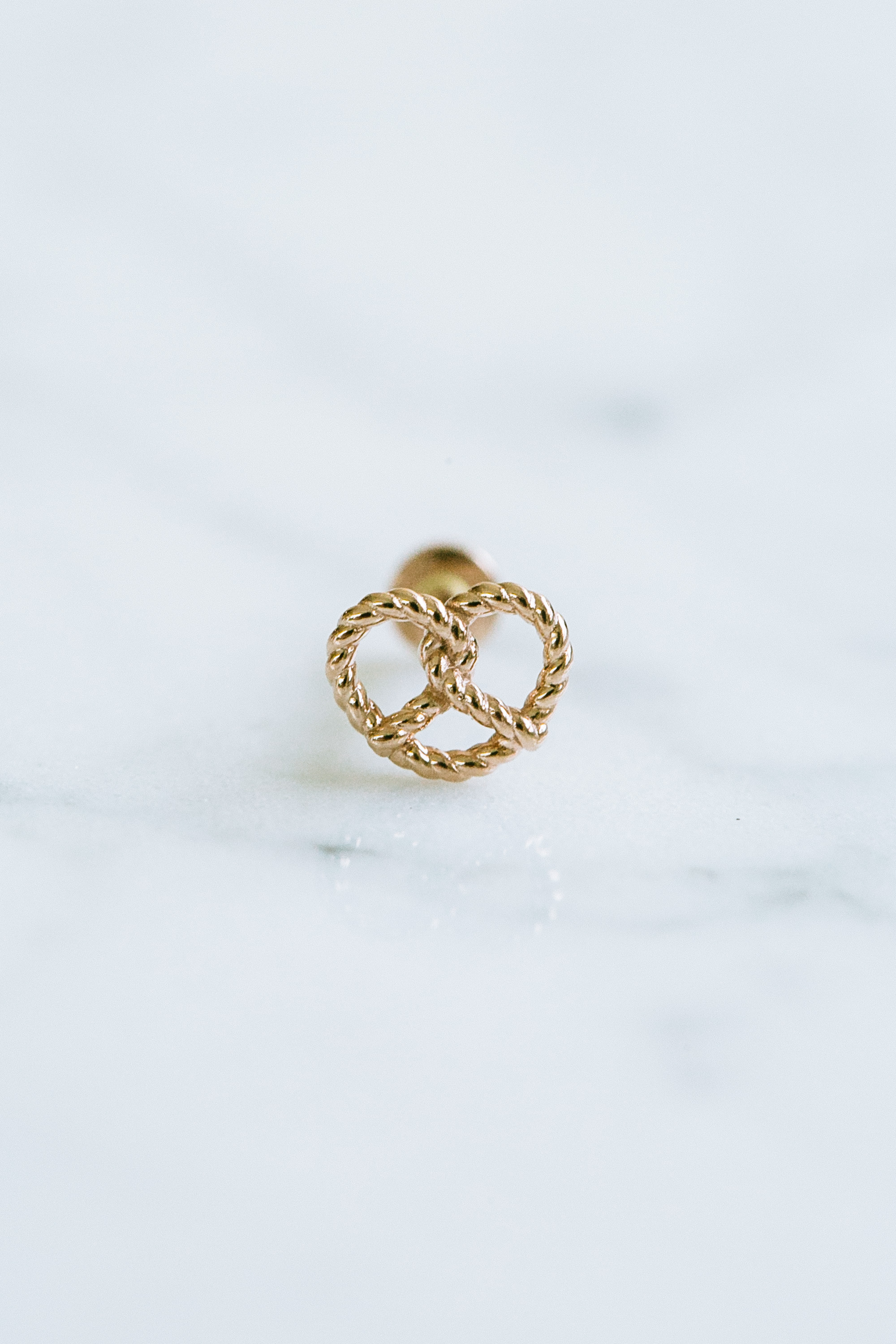 14K金 ゴールド ハート ヘリックス 軟骨 アンチトラガス アウター インナーコンク イヤリング ピアス ラブレット