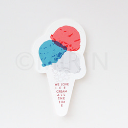 ice cream｜メッセージカード 2枚目の画像