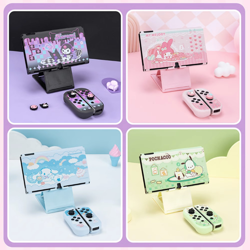 Nintendo Switch OLED ケース レバーケース かわいい 4種類 少女感じ