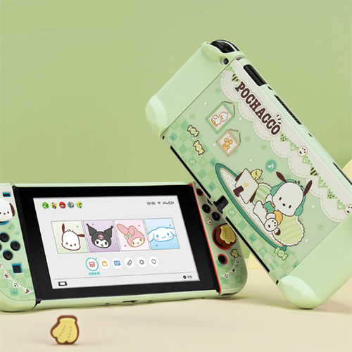 Nintendo Switch OLED ケース レバーケース かわいい 4種類 少女感じ
