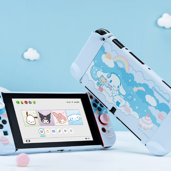 Nintendo Switch OLED ケース レバーケース かわいい 4種類 少女感じ