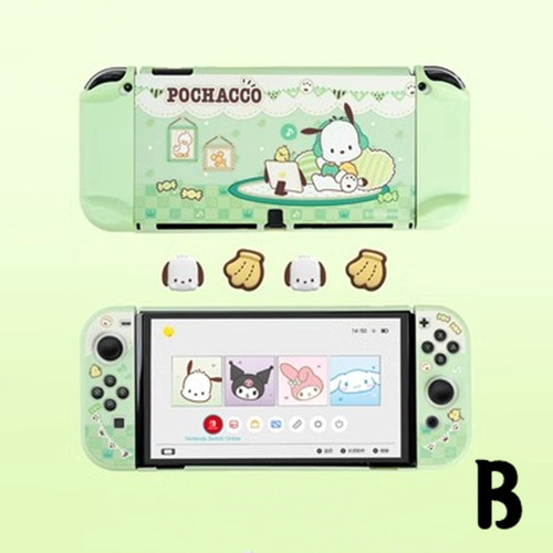 Nintendo Switch OLED ケース レバーケース かわいい 4種類 少女感じ