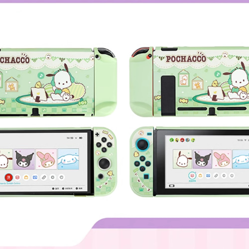 Nintendo Switch OLED ケース レバーケース かわいい 4種類 少女