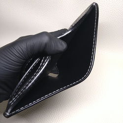 コンパクトウォレット 〜Compact billfold wallet black〜 3枚目の画像