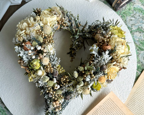 ハートリース　リース Atelier E｜フラワーギフト専門店｜商品詳細