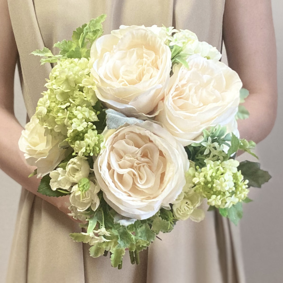 【特別価格】Wedding bouquet - White＆Green- 5枚目の画像