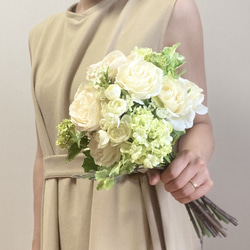 【特別価格】Wedding bouquet - White＆Green- 4枚目の画像