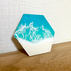 オーシャンアート 波レジンアート 海【長方形R-05】 絵画 SAYME 通販