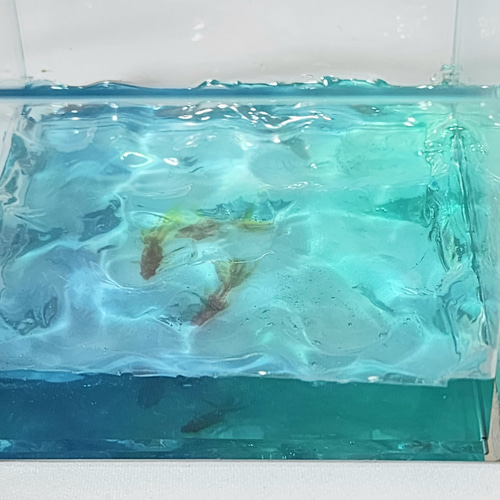 受注制作♢ 小さな金魚鉢 金魚の波紋 アートB 小物 受注制作♢ 小さな金魚鉢 金魚の波紋 アートB 小物
