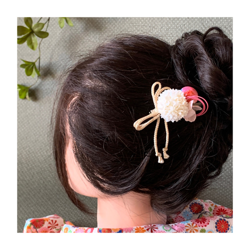 オーダー♡ぷっくり小桜】ヘアクリップ ヘアピン ヘアゴム 753 夏祭り