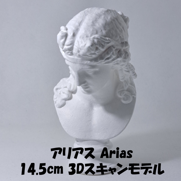 う*る様 アリアス像 石膏像 アリアス(高さ14.5cm) 石膏像 デッサン ホワイト インテリア 彫刻 置物