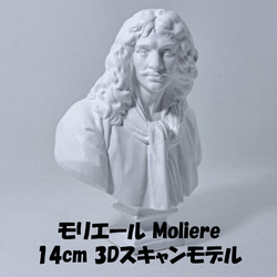 石膏像　モリエール Amazon.co.jp: 石膏像 K－121 モリエール胸像 H．85cm