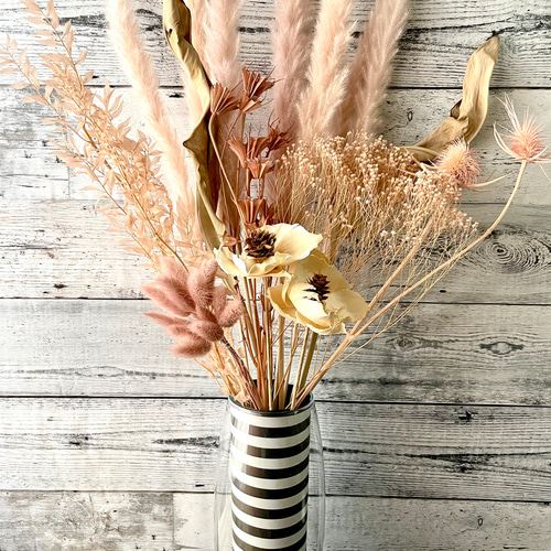 ドライフラワー くすみピンクのインテリア そのまま飾るだけ 花束にも