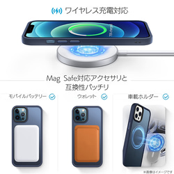 【MagSafe対応】MGJ スマホケース　ネイビー　対応機種：iPhone14シリーズ　 7枚目の画像