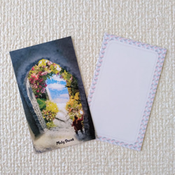 【送料無料】メッセージカード12枚セット（6種類×各2枚）★ジオラマ・アート写真 2枚目の画像