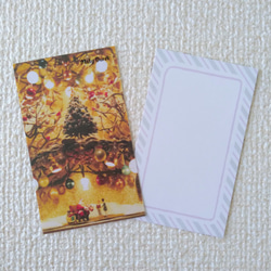 【送料無料】メッセージカード12枚セット（6種類×各2枚）★ジオラマ・アート写真 5枚目の画像