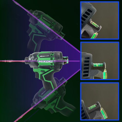 ハイコーキ（WH36DC、WH18DC、WH12DCA 専用）コンパクト水平器 DIY