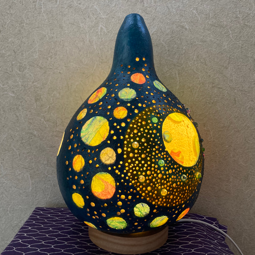 ひょうたんランプ 「銀河の煌めき」 スタンドライト・テーブル