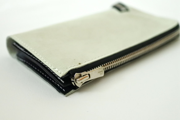 受注製作　長財布　SYNC Twisted zipper wallet (Dust) 5枚目の画像