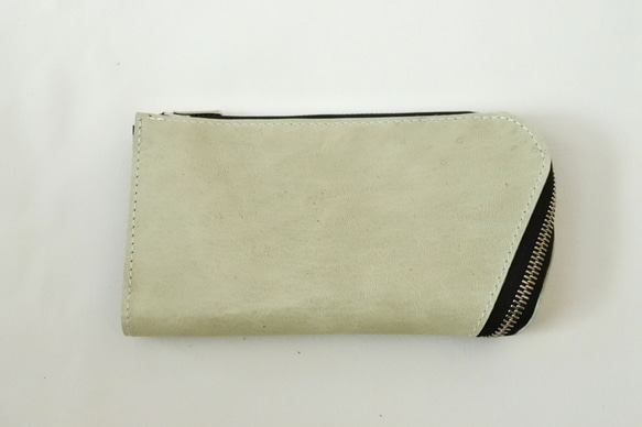 受注製作　長財布　SYNC Twisted zipper wallet (Dust) 2枚目の画像