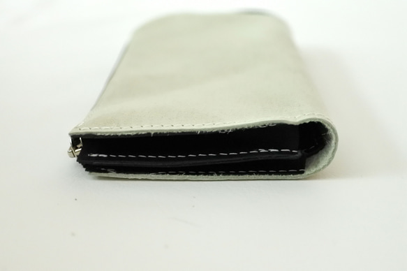 受注製作　長財布　SYNC Twisted zipper wallet (Dust) 4枚目の画像