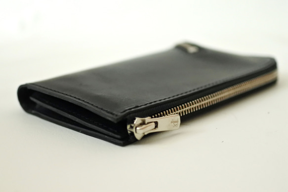 受注製作　長財布　SYNC Twisted zipper wallet (Italy horse hide) 5枚目の画像