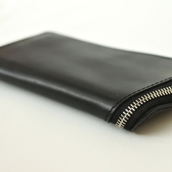 受注製作　長財布　SYNC Twisted zipper wallet (Italy horse hide) 1枚目の画像