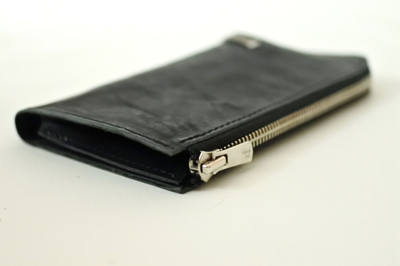 受注製作　長財布　SYNC Twisted zipper wallet (Portugal horse hide) 5枚目の画像