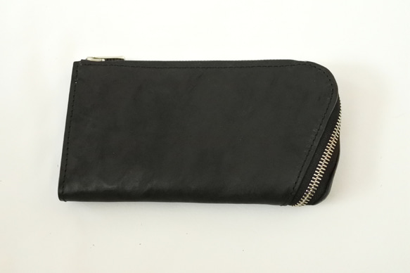 受注製作　長財布　SYNC Twisted zipper wallet (Portugal horse hide) 2枚目の画像