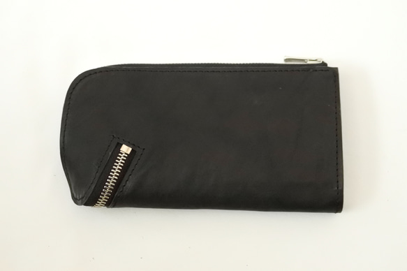 受注製作　長財布　SYNC Twisted zipper wallet (Portugal horse hide) 3枚目の画像