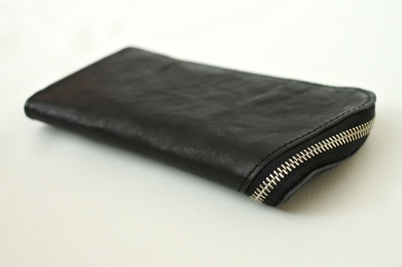 受注製作　長財布　SYNC Twisted zipper wallet (Portugal horse hide) 1枚目の画像