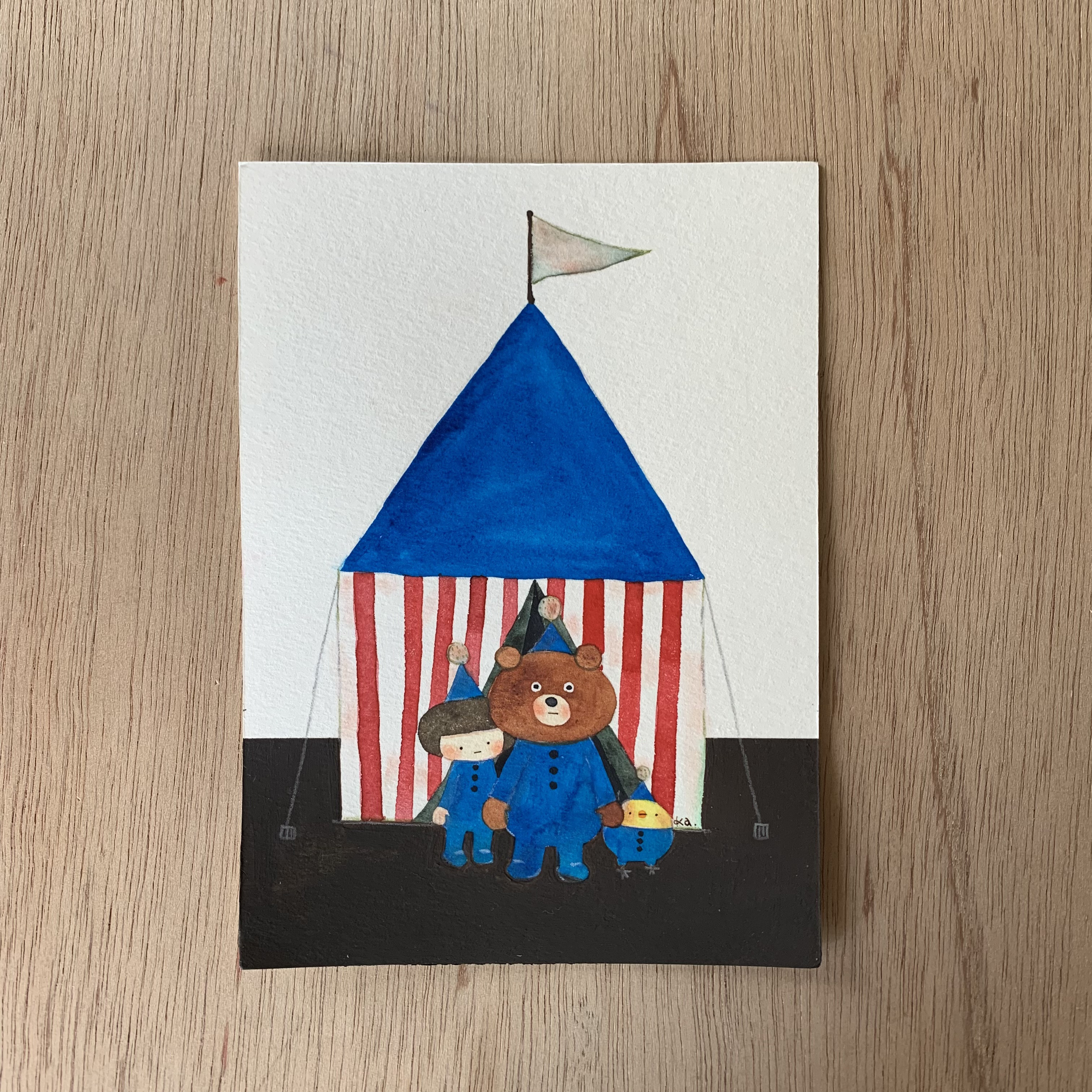 「サーカスの日」原画　送料無料