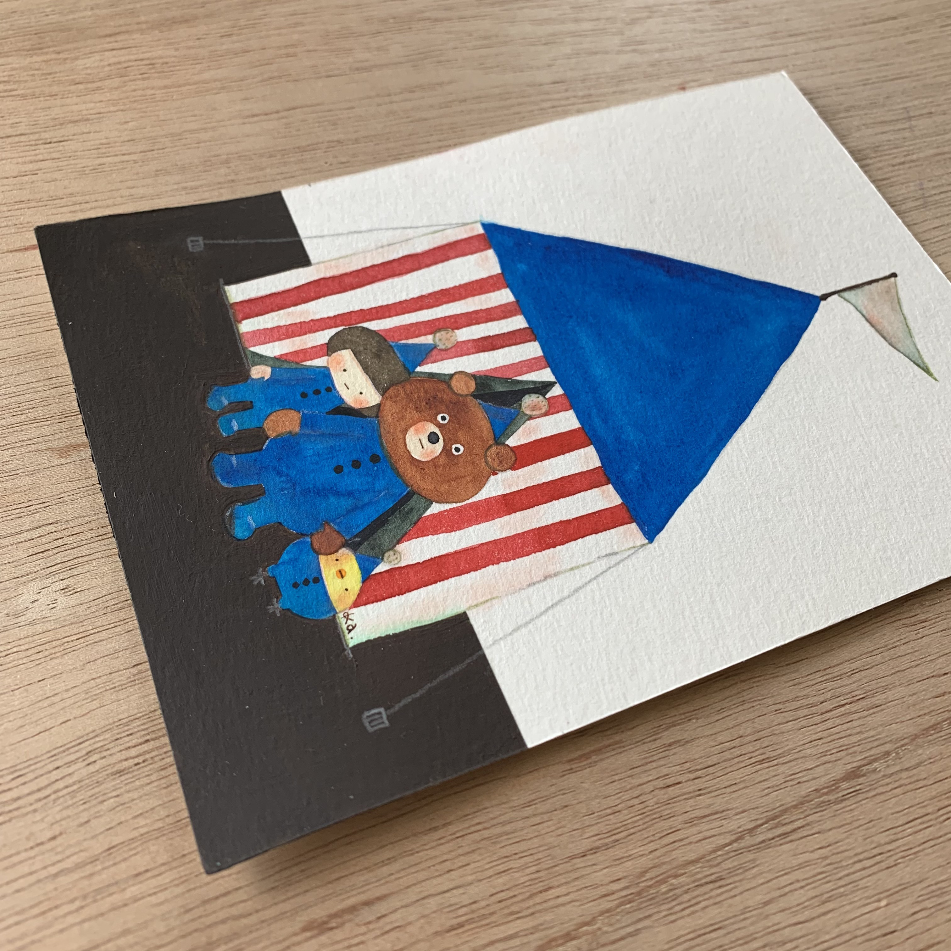 「サーカスの日」原画　送料無料