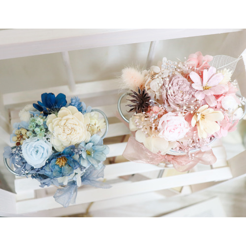 NEW❁インド刺繍リボンフラワープランター インテリア雑貨 アーティ