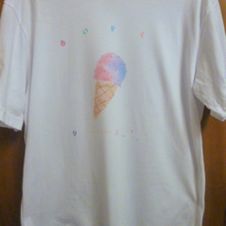 Tシャツ　アイスクリーム　Lサイズ 1枚目の画像