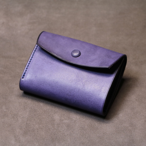 コンパクトコインウォレット】国産オイル パープル EB-006 その他ミニ