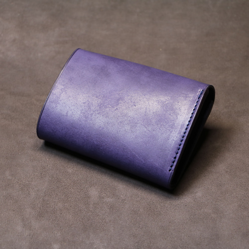 コンパクトコインウォレット】国産オイル パープル EB-006 その他ミニ