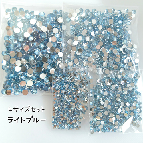 1000 コスメ・美容 うちわデコ♥高分子ストーン ミルキーストーン デコ