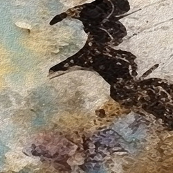 モダン 抽象画 蝶々 油絵風  / インテリアポスター 海外アート ３枚セット / 5128 7枚目の画像