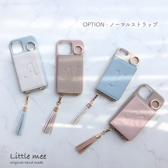 全機種対応 刻印無料♡ﾐﾗｰ 4枚ｶｰﾄﾞ収納 スマホケース  背面カバー iPhone17 16pro 15 他ｹｰｽ 4枚目の画像