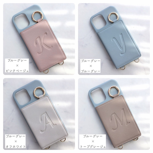 ajew iPhone7 ケース ハードケース beige カード収納ケース 全機種対応