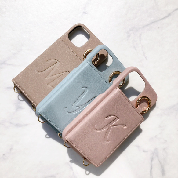 全機種対応 刻印無料♡ﾐﾗｰ 4枚ｶｰﾄﾞ収納 スマホケース  背面カバー iPhone17 16pro 15 他ｹｰｽ 9枚目の画像