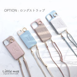 全機種対応 刻印無料♡ﾐﾗｰ 4枚ｶｰﾄﾞ収納 スマホケース  背面カバー iPhone17 16pro 15 他ｹｰｽ 3枚目の画像